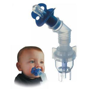 Image of PediNeb Nebulizer 45 Degree Elbow with Pacifier and 7 ft. Kink Resistant Oxygen Tubing