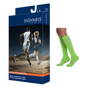 Image of Performance Sock Calf, 20-30, Size MM, Closed, Lime