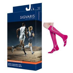 Image of Performance Sock Calf, 20-30, Size MM, Closed, Pink