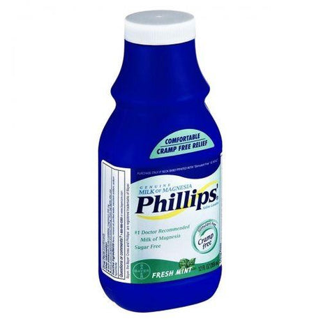 Image of Phillips Fresh Mint Milk of Magnesia Liquid, 12 oz