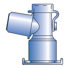 Image of Pneupac Sterile Standard Dual-Axis Swivel Adapter
