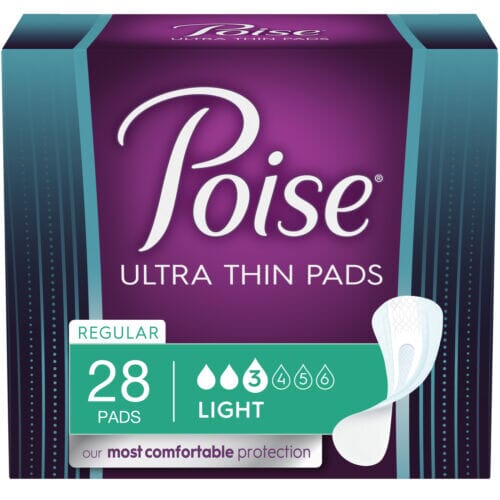 Image of Poise Ultra Thin Women's Incontinence Pads (Without Wings)