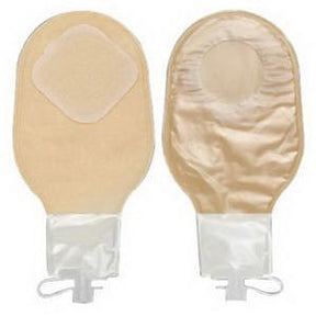 Image of Hollister Pouchkins One-Piece Infant Urostomy Pouch, Up to 1-1/2" Cut-to-Fit Flat SoftFlex Skin Barrier, 8-3/4" L, Transparent