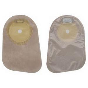 Image of Hollister Premier One-Piece Closed Pouch, Oval Up to 3" x 2-1/2" Cut-to-Fit SoftFlex Skin Barrier, Filter, Beige
