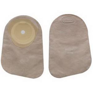 Image of Hollister Premier One-Piece Closed Pouch, 5/8" to 2-1/8" Cut-to-Fit Flat SoftFlex Skin Barrier, Filter, Beige
