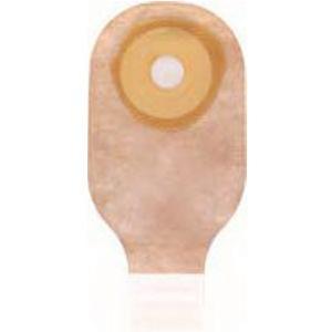 Image of Hollister Premier One-Piece Drainable Pouch, Up to 3" x 2-1/2" Oval Cut-to-Fit Flat SoftFlex Skin Barrier, Filter, Integrated Closure, Beige