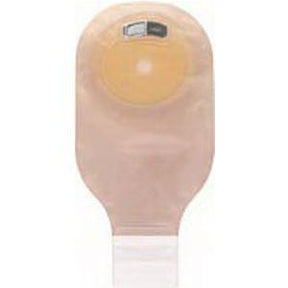 Image of Hollister Premier One-Piece Drainable Pouch Oval Up to 3" x 2-1/2" Cut-to-Fit Flat SoftFlex Skin Barrier, Filter, Integrated Closure, Transparent