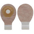 Image of Hollister Premier One-Piece Drainable Mini Pouch 1-3/16" Pre-Cut Flat SoftFlex Skin Barrier, Filter, Integrated Closure, Beige