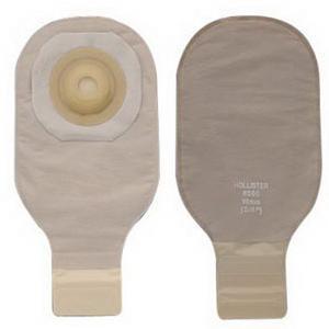 Image of Hollister Premier One-Piece Drainable Pouch, 1-5/8" Pre-Cut Convex Flextend Skin Barrier, Integrated Closure, Beige