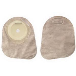 Image of Hollister Premier One-Piece Closed Mini Pouch, 5/8" to 2-1/8" Cut-to-Fit Flat SoftFlex Skin Barrier, Filter, Beige