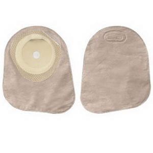 Image of Hollister Premier One-Piece Closed-End Mini Pouch, 1-3/16" Pre-Cut SoftFlex Skin Barrier, Filter, Beige