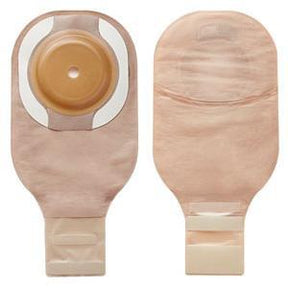 Image of Hollister Premier One-Piece Cut-to-Fit Soft Convex Drainable Pouch with Filter, 5/8" to 1" Stoma, 12" L, Beige