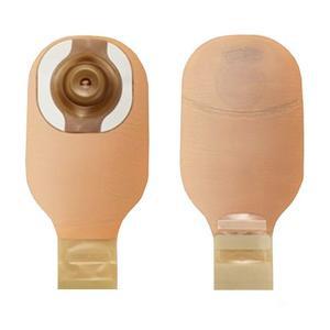 Image of Hollister Premier One-Piece Drainable Pouch, Soft Convex CeraPlus Skin Barrier, Cut-to-Fit, 1-1/2" Stoma, Beige