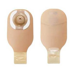 Image of Hollister Premier One-Piece Drainable Pouch, Convex CeraPlus Skin Barrier, Cut-to-Fit, 1-1/2" Stoma, Beige