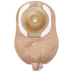 Image of Hollister CeraPlus Urostomy Pouch, One-Piece, Soft Convex, 1-1/8" Stoma, Pre-Sized, 9" Beige