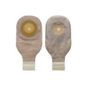 Image of Hollister Premier One-Piece Drainable Pouch, Convex, Cut-To-Fit, Flextend Skin Barrier, 1" Stoma, Transparent