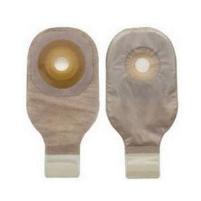 Image of Hollister Premier One-Piece Drainable Pouch, Convex, Pre-Cut, Flextend Skin Barrier, 1-3/8" Stoma, Transparent
