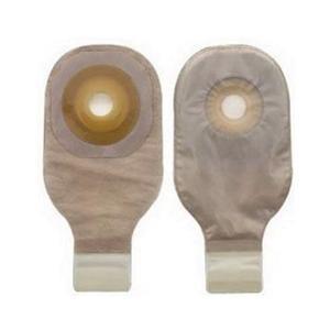 Image of Hollister Premier One-Piece Drainable Pouch, Convex, Pre-Cut, Flextend Skin Barrier, 1-5/8" Stoma, Transparent