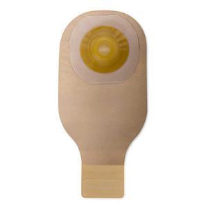 Image of Hollister Premier One-Piece Drainable Pouch, Convex, Pre-Cut, Flextend Skin Barrier, 1-1/2" Stoma, Transparent