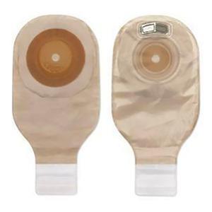 Image of Hollister Premier One-Piece Drainable Pouch, Convex, Cut-To-Fit, Flextend Skin Barrier, 1" Stoma, Transparent
