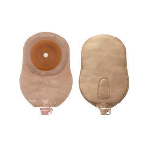 Image of Hollister Premier One-Piece Urostomy Pouch, Flat Flextend Skin Barrier, 1-3/4" Pre-Cut, Beige