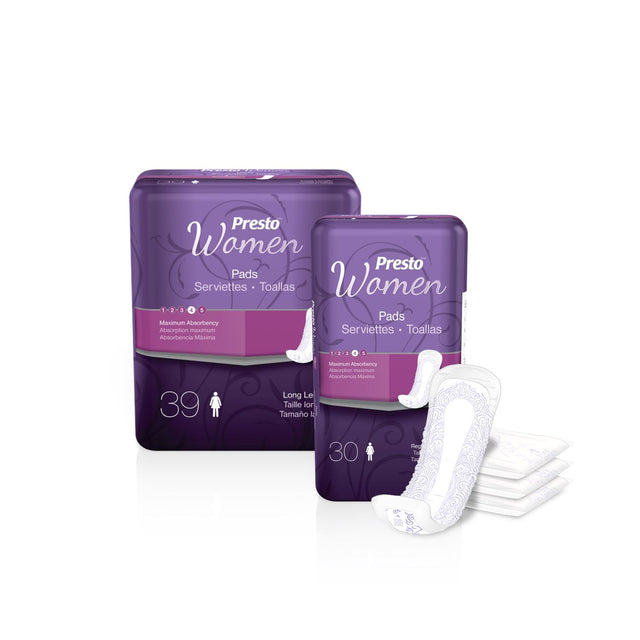 Image of Presto Pads for Women Maximum Absorbency