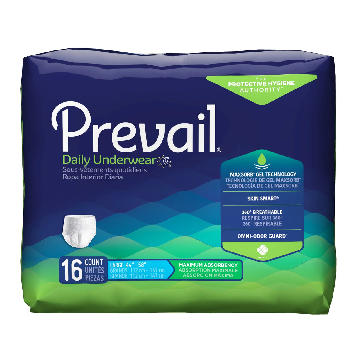 Prevail Adult Daily Disposable Underwear Pull Up Style Maximum Absorbe –  Save Rite Medical