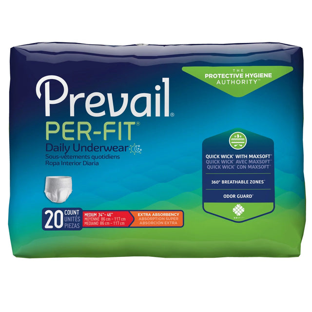 Image of Prevail Per-Fit Unisex Daily Briefs - Maximum Absorbency