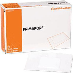 Image of PRIMAPORE Adhesive Non-Woven Wound Dressing, 13-3/4" x 4"