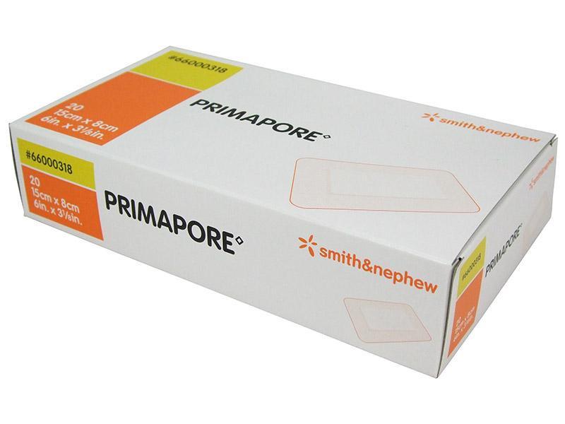 Image of PRIMAPORE Adhesive Non-Woven Wound Dressing 6" x 3-1/8"
