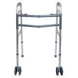 Image of ProBasics Bariatric 2-Button Walker with 5-inch Wheels, 500 lb Weight Capacity