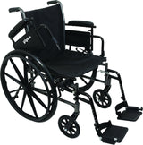 Image of ProBasics K3 Lightweight Wheelchair with 16" x 16" Seat, Flip-Up Height Adj Desk Arms, Swing-Away Footrests