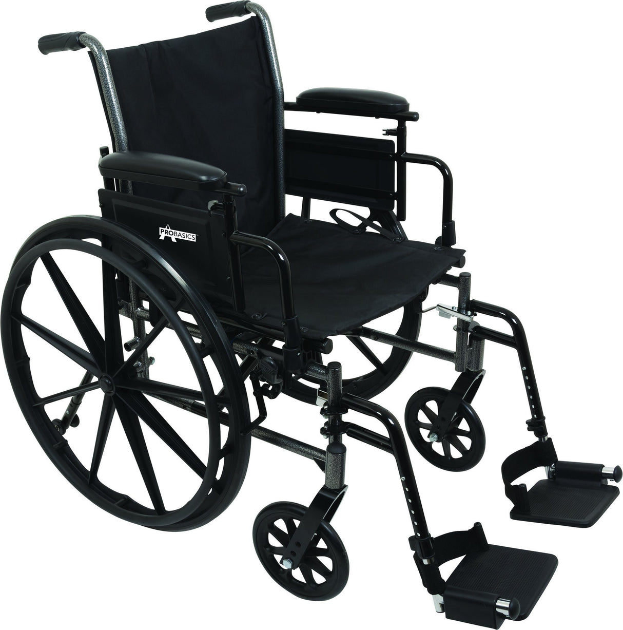 Image of ProBasics K3 Lightweight Wheelchair with 16" x 16" Seat, Flip-Up Height Adj Desk Arms, Swing-Away Footrests
