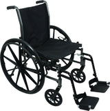 Image of ProBasics K3 Lightweight Wheelchair with 18" x 16" Seat, Flip-Up Height Adj Desk Arms, Elevating Leg-rests