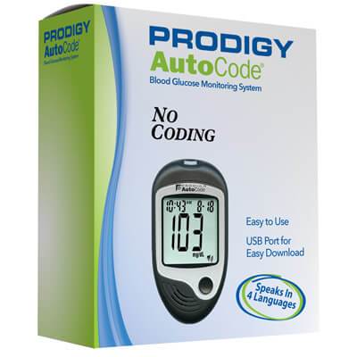Image of Prodigy AutoCode® – No Code Talking Glucometer