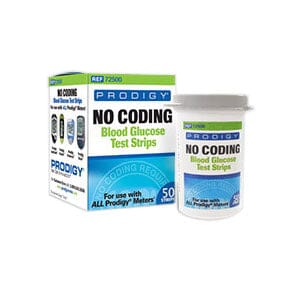 Image of Prodigy No Coding Test Strips 3m, For use with all Prodigy meters