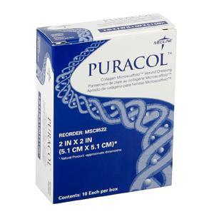 Image of Puracol Collagen Dressing 2" x 2", Sterile