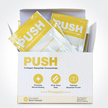 Image of PUSH Collagen Dipeptide Concentrate, Pineapple, 7.7 g Packet