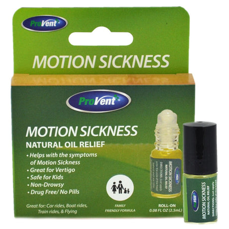 Image of Quest ProVent® Motion Sickness Oil Roll-On; Natural Relief, 0.08 oz, Green Tinted
