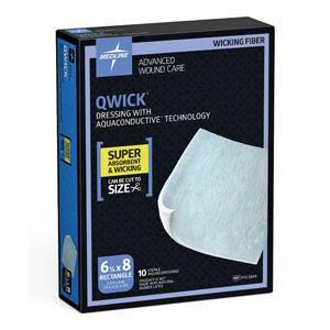 Image of Qwick Non-Adhesive Wound Dressing, 6" x 8"