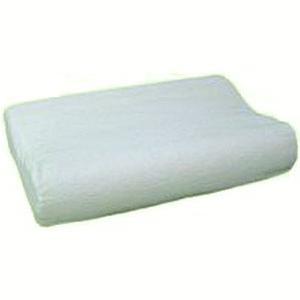 Image of Radial Cut Memory Foam Pillow,19"X12"X3"-4 1/2"