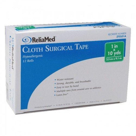 Image of ReliaMed Cloth Surgical Tape 1" x 10 yds.