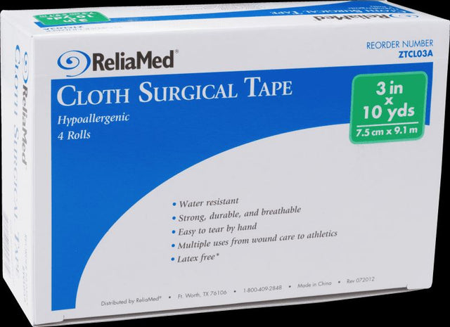 Image of ReliaMed Cloth Surgical Tape 3" x 10 yds.