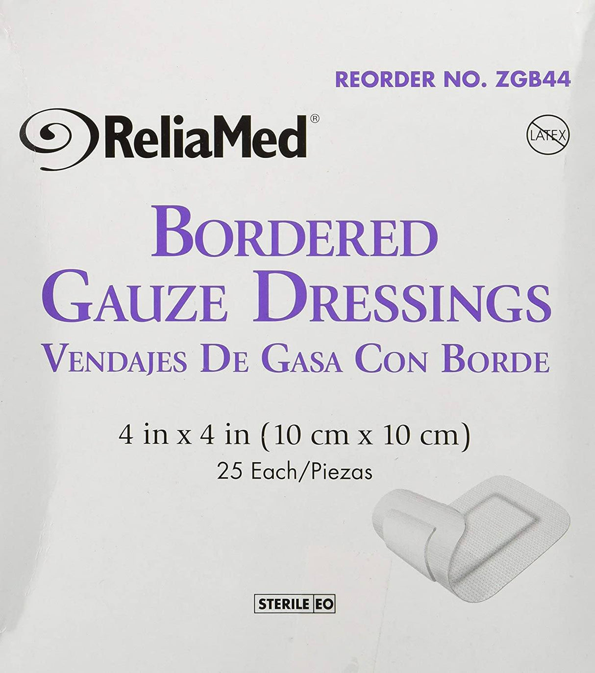 Image of ReliaMed® Sterile Bordered Gauze Dressing