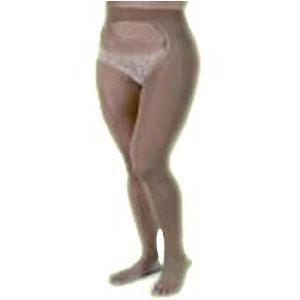 Image of Relief Chap Style Compression Stockings, 20-30 mmHg, Medium, Both Legs, Beige