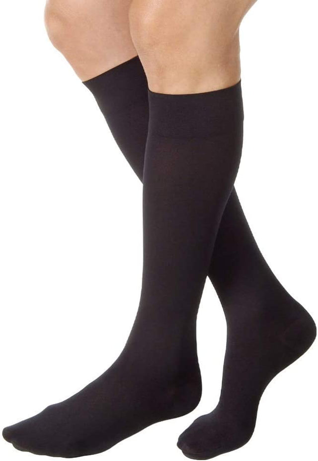 Image of Relief Knee-High, 15-20, Closed, Black, Large