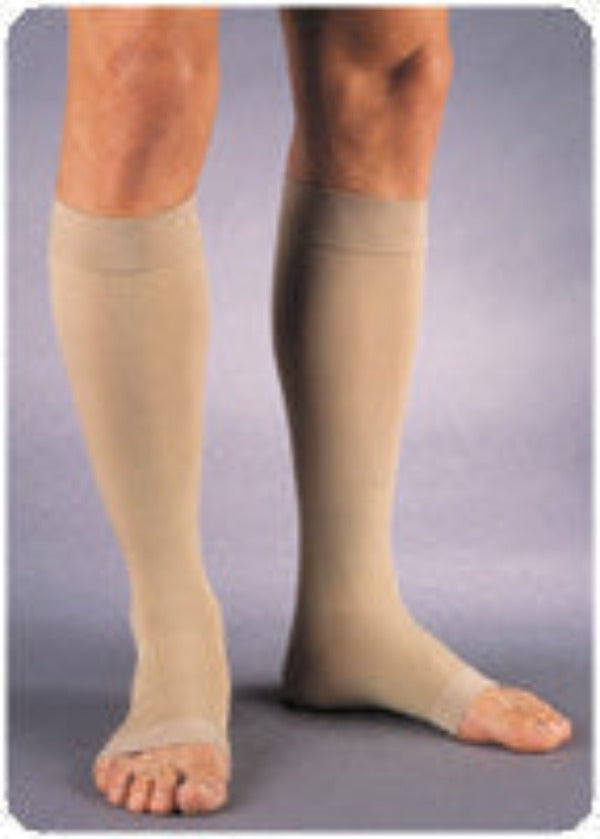 Image of Relief Knee-High Extra-Firm Compression Stockings X-Large Full Calf, Beige