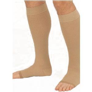 Image of Relief Knee-High Firm Compression Stockings X-Large Full Calf, Beige