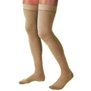 Image of Relief Thigh-High Moderate Compression Stockings Large, Beige