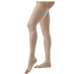 Image of Relief Thigh-High with Silicone Border, 15-20, Open, Beige, Small